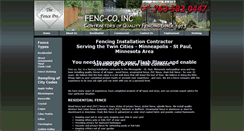 Desktop Screenshot of fenc-co.com